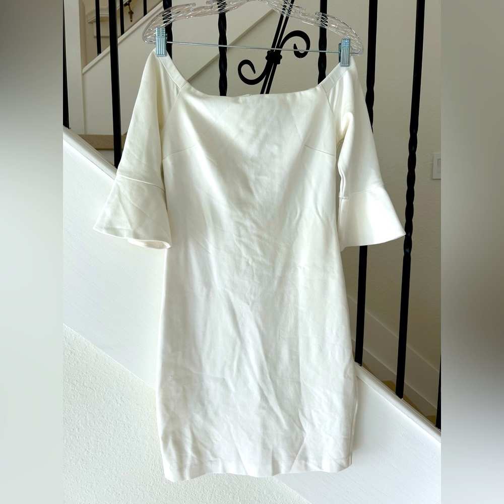 BAR 111: 3/4 Length Sleeve White Mini